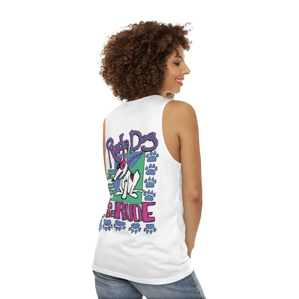 "Rude Dog and the Dweebs Unisex Retro Tank Top"