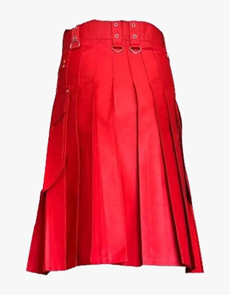 RED CARGO KILT MENS