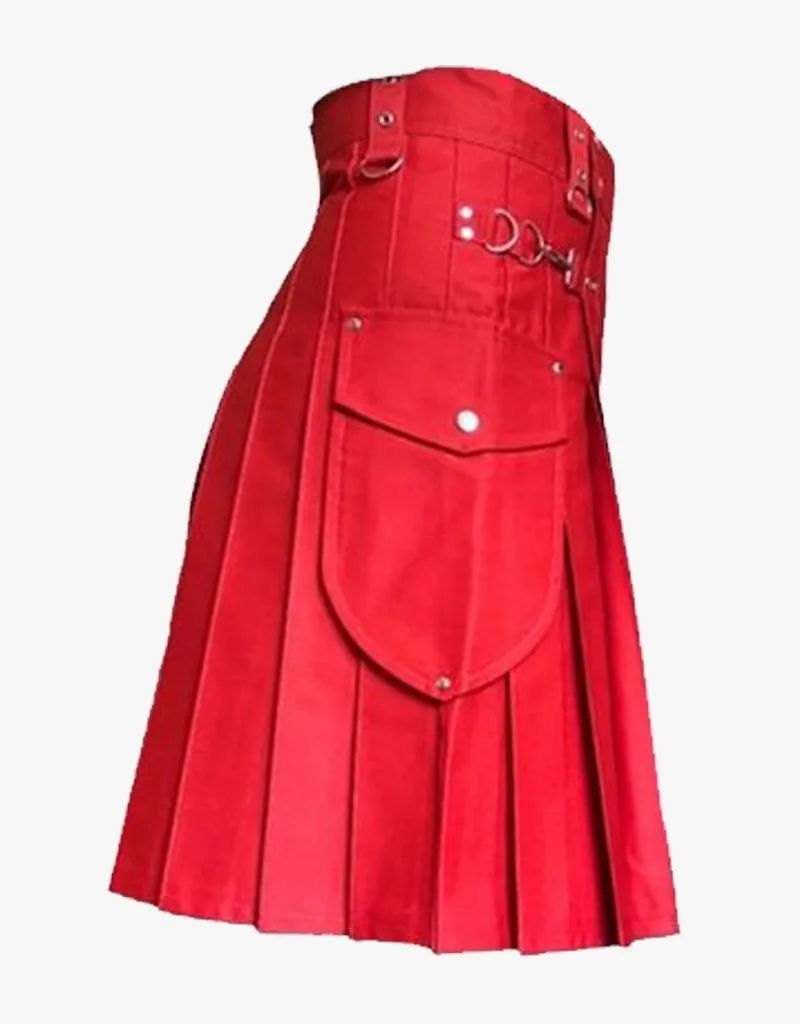 RED CARGO KILT MENS