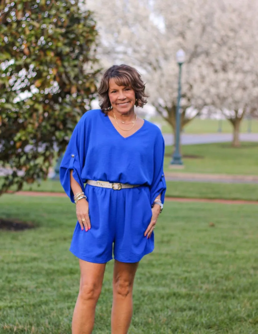 Relaxed Royal Blue Romper