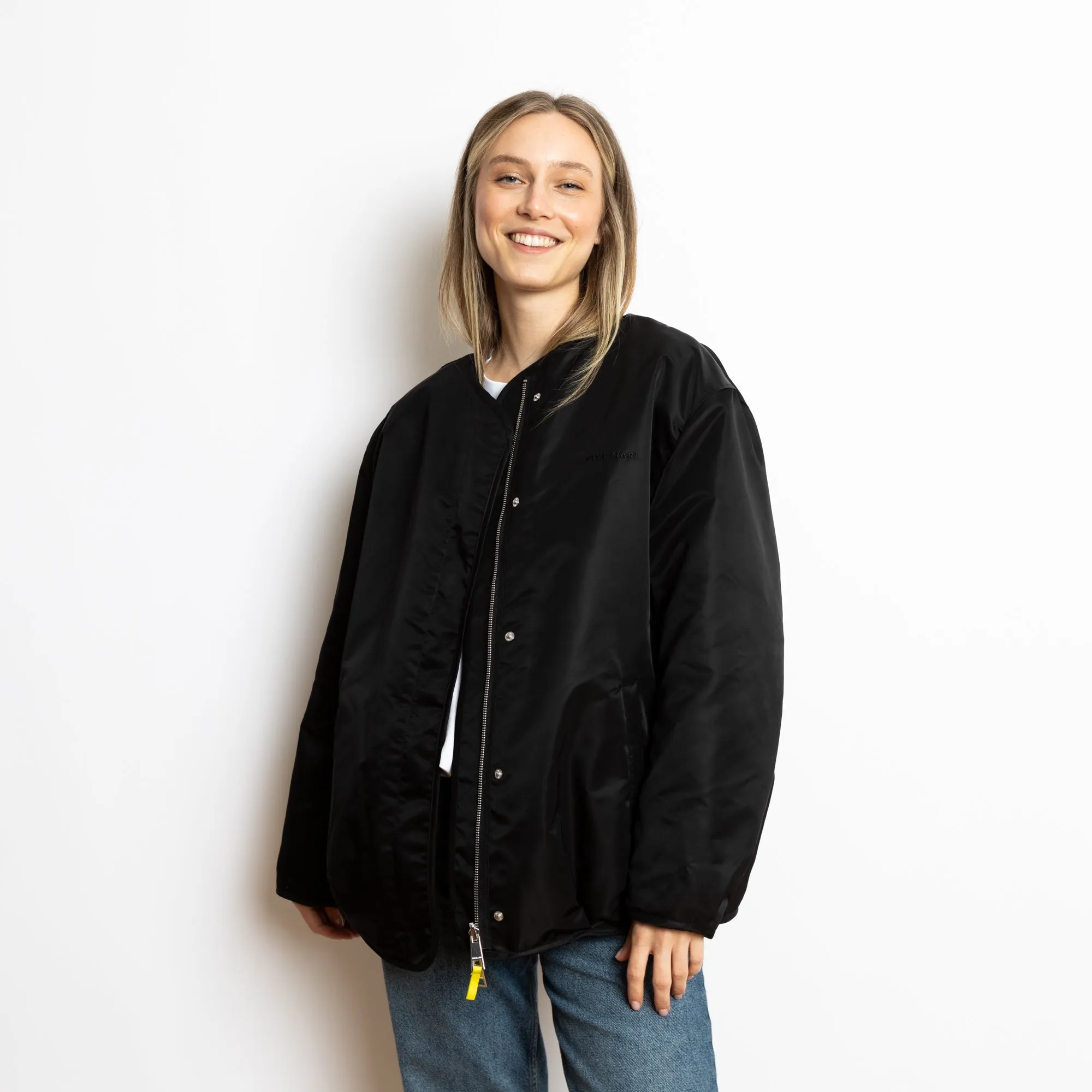 Reversible Bomber Jacket - black/leo black-sand