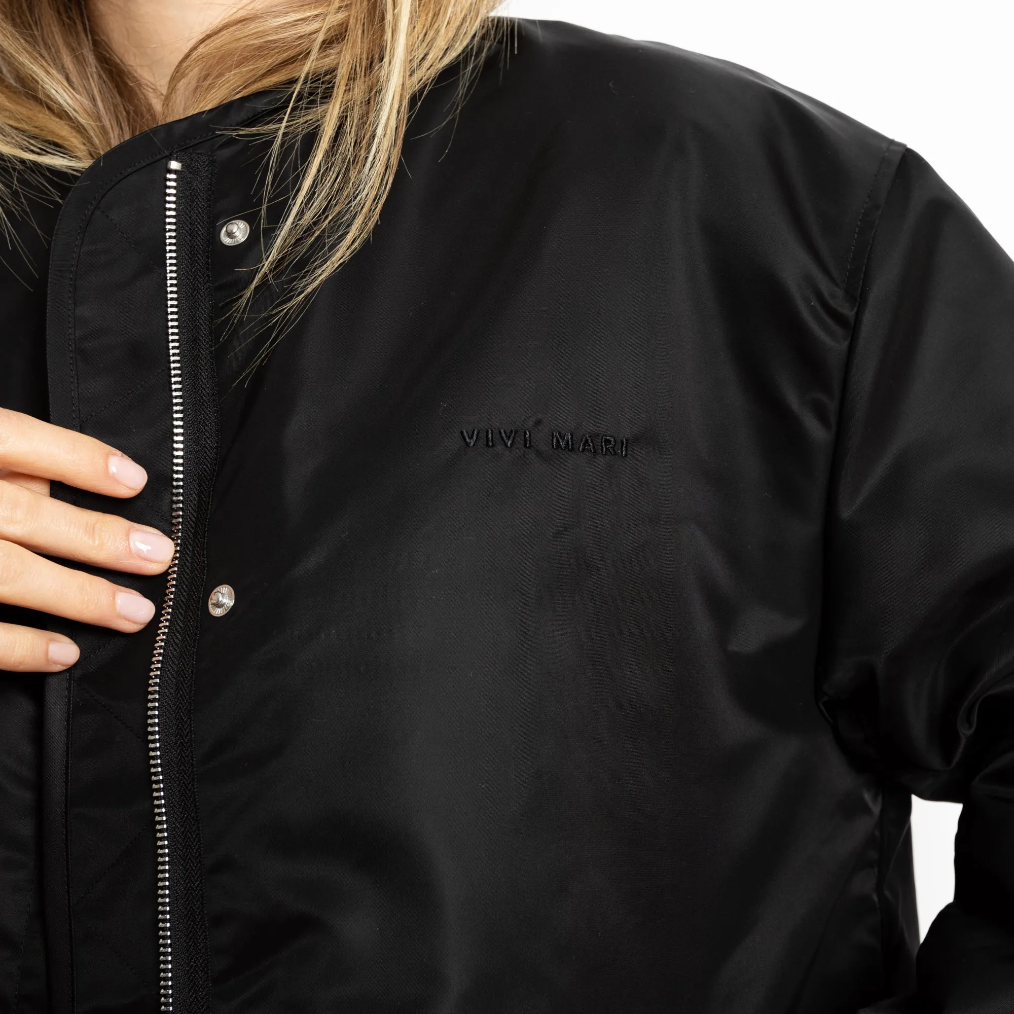 Reversible Bomber Jacket - black/leo black-sand