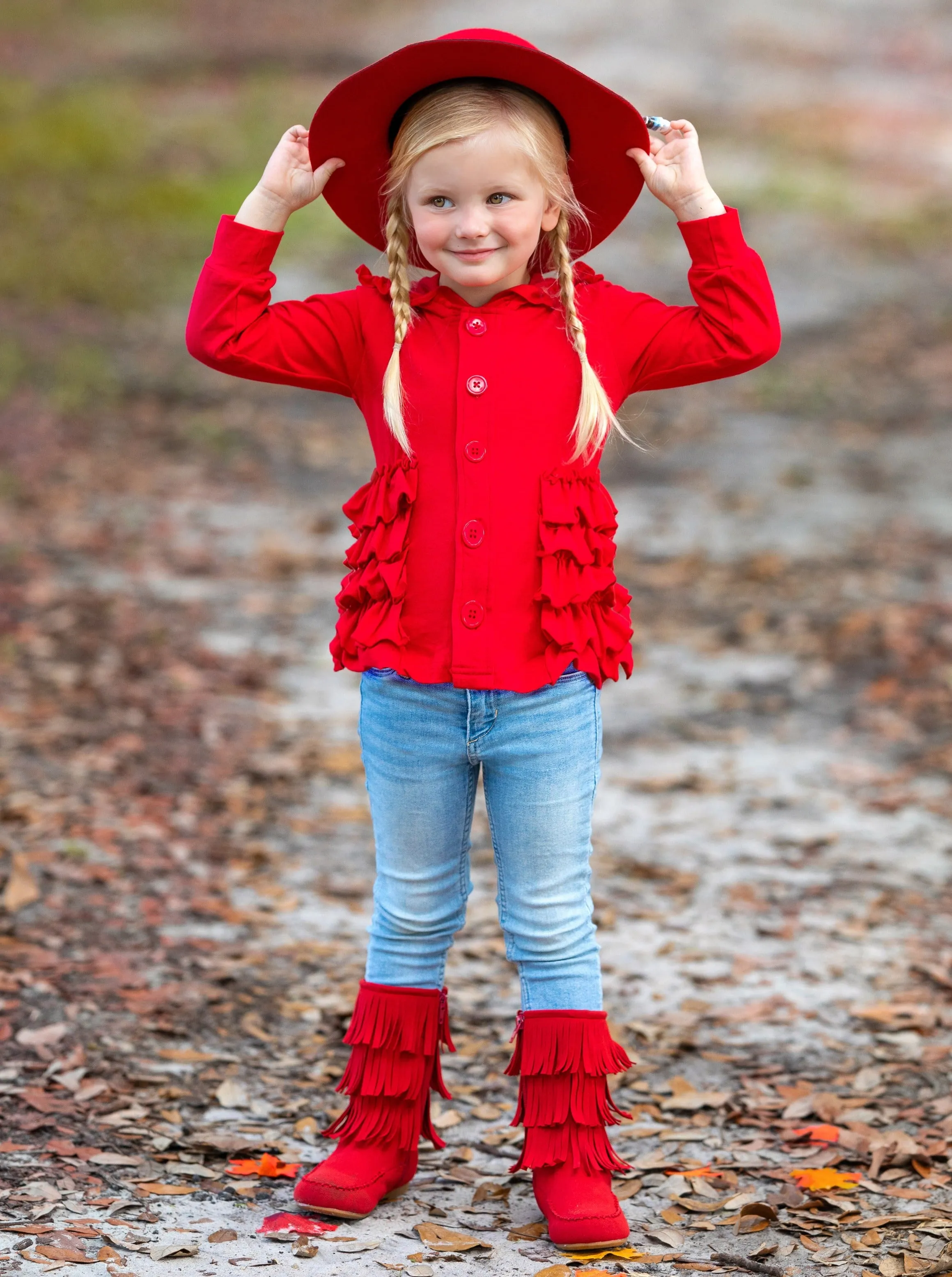 Ruby Passion Hoodie Cardigan