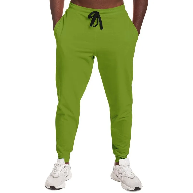 Shaded Warm Green Joggers | Unisex | with PLUS sizes | C38M0Y100K30