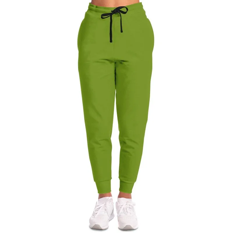 Shaded Warm Green Joggers | Unisex | with PLUS sizes | C38M0Y100K30