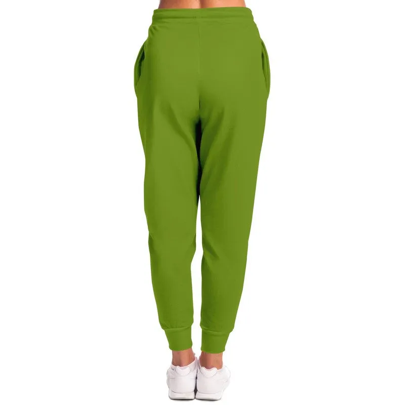 Shaded Warm Green Joggers | Unisex | with PLUS sizes | C38M0Y100K30