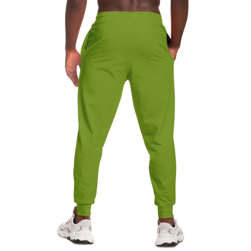 Shaded Warm Green Joggers | Unisex | with PLUS sizes | C38M0Y100K30