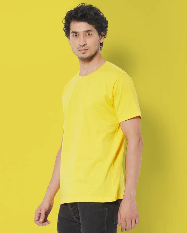 SHORT SLEEVE T SHIRT - Yellow