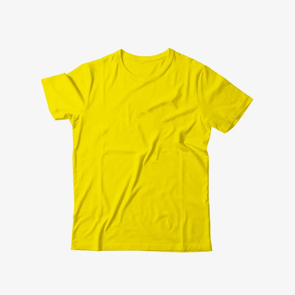 SHORT SLEEVE T SHIRT - Yellow