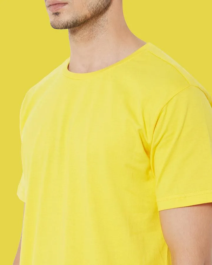 SHORT SLEEVE T SHIRT - Yellow