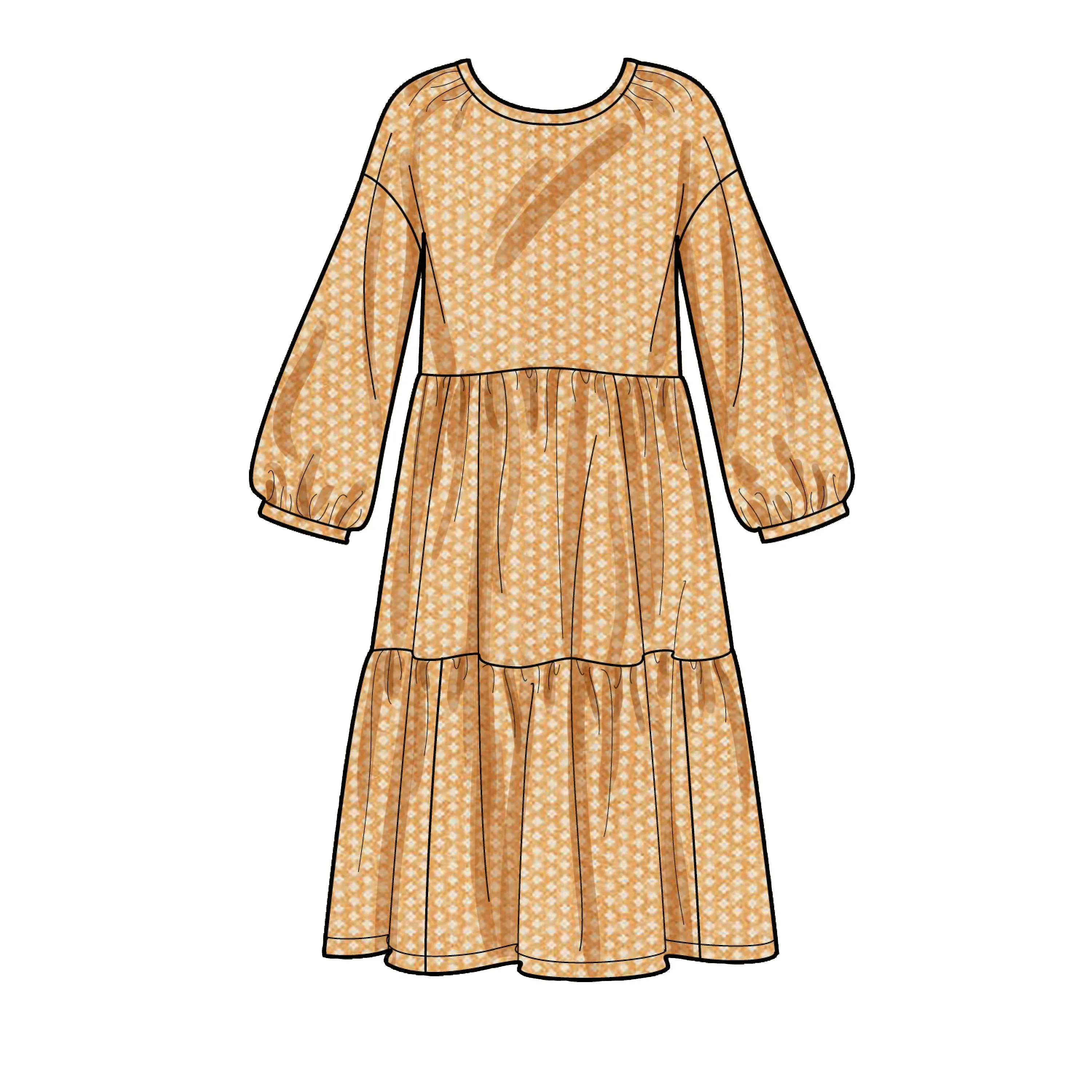 Simplicity Pattern 9454 Children's and Misses' Dress and Top