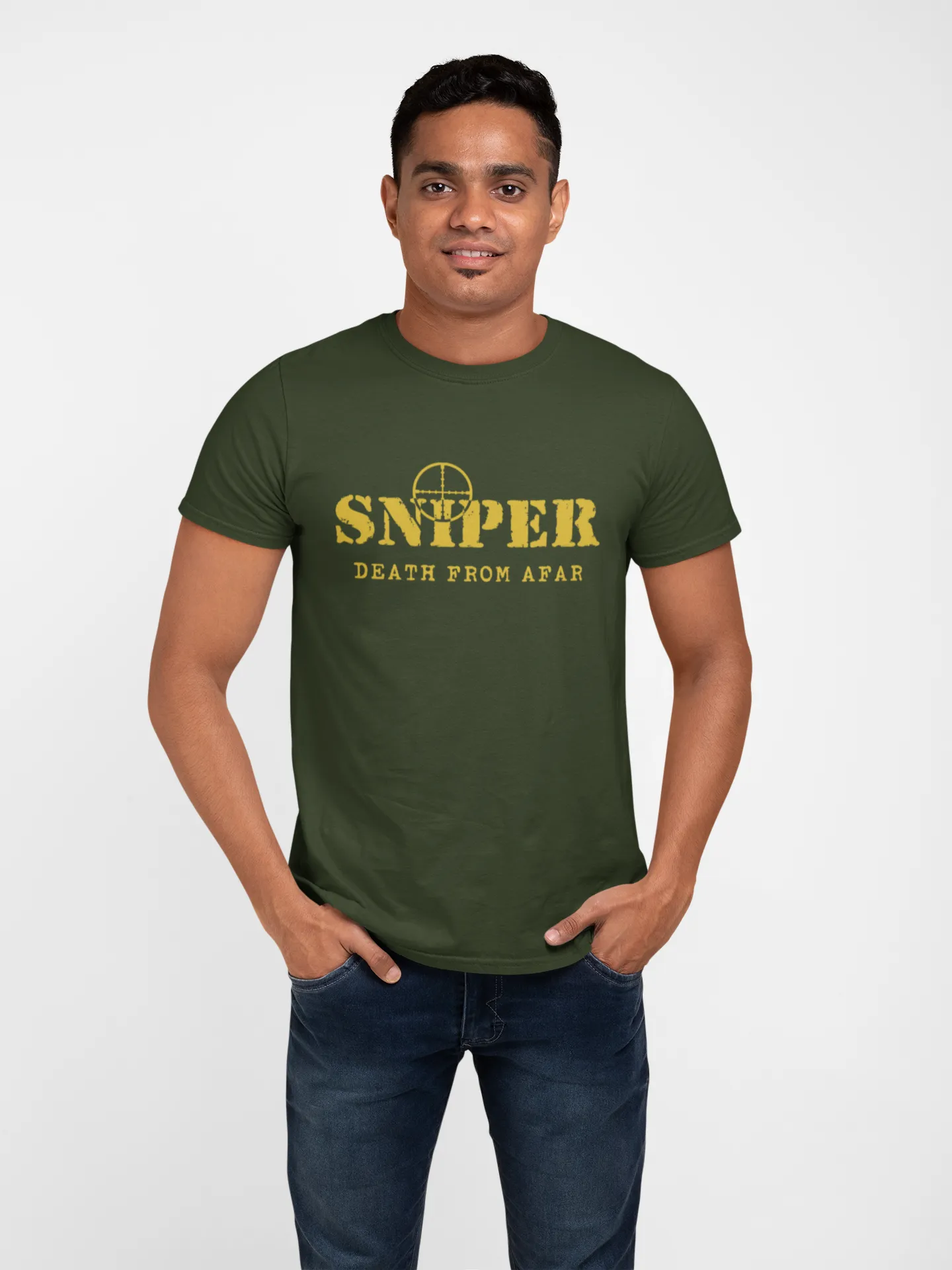 Sniper T-shirt - Sniper, Death From Afar (Men)