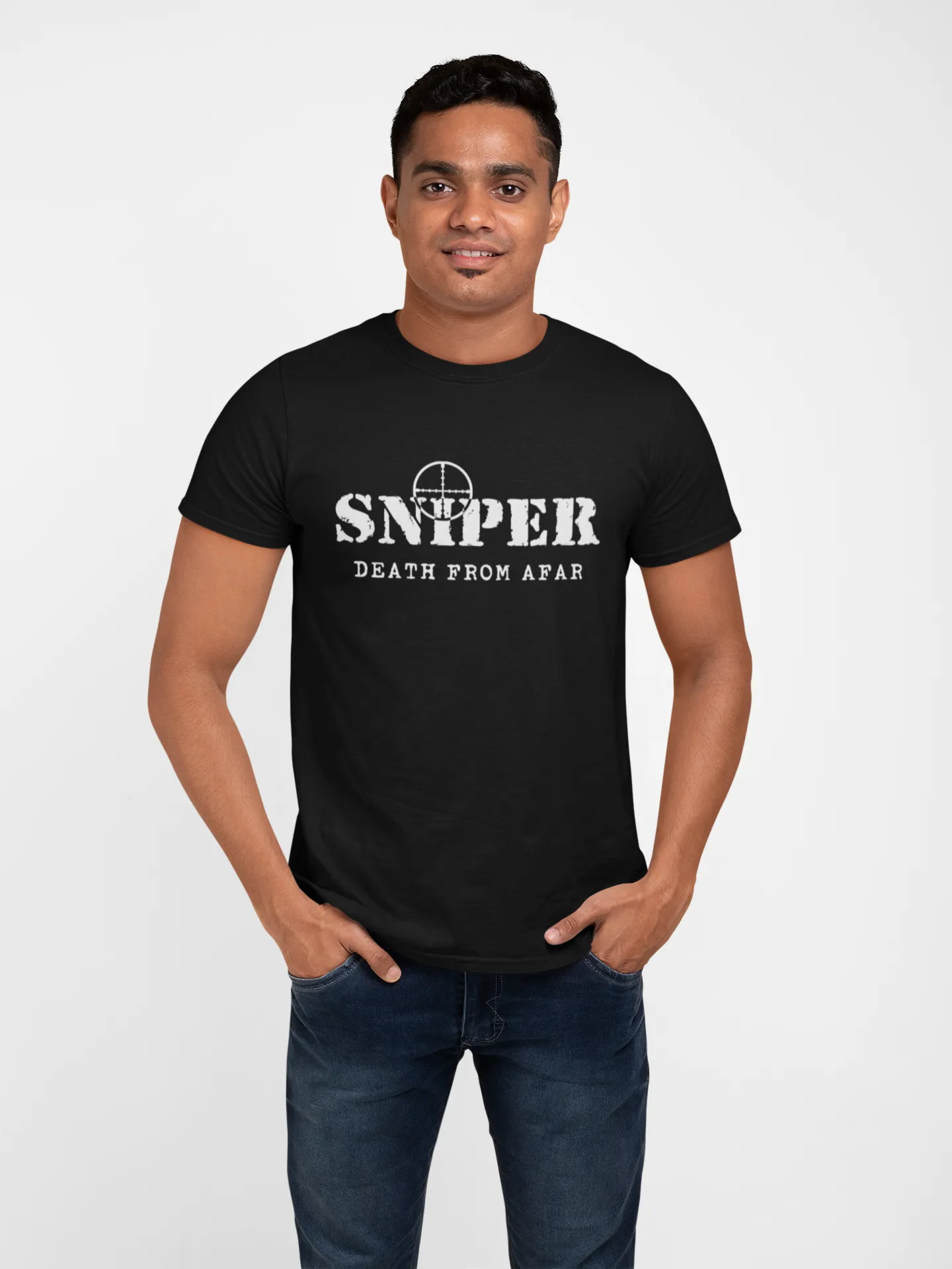 Sniper T-shirt - Sniper, Death From Afar (Men)