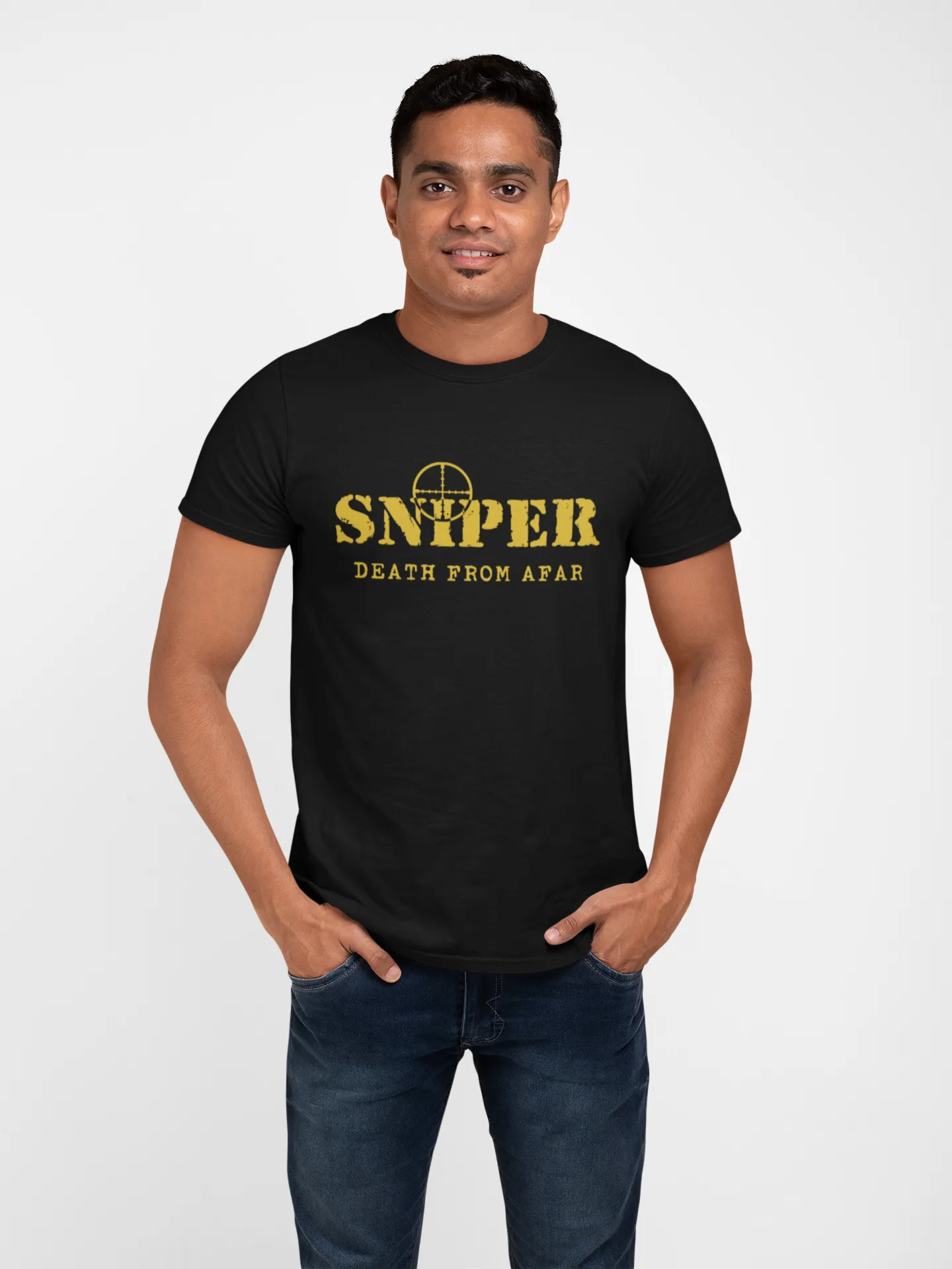 Sniper T-shirt - Sniper, Death From Afar (Men)