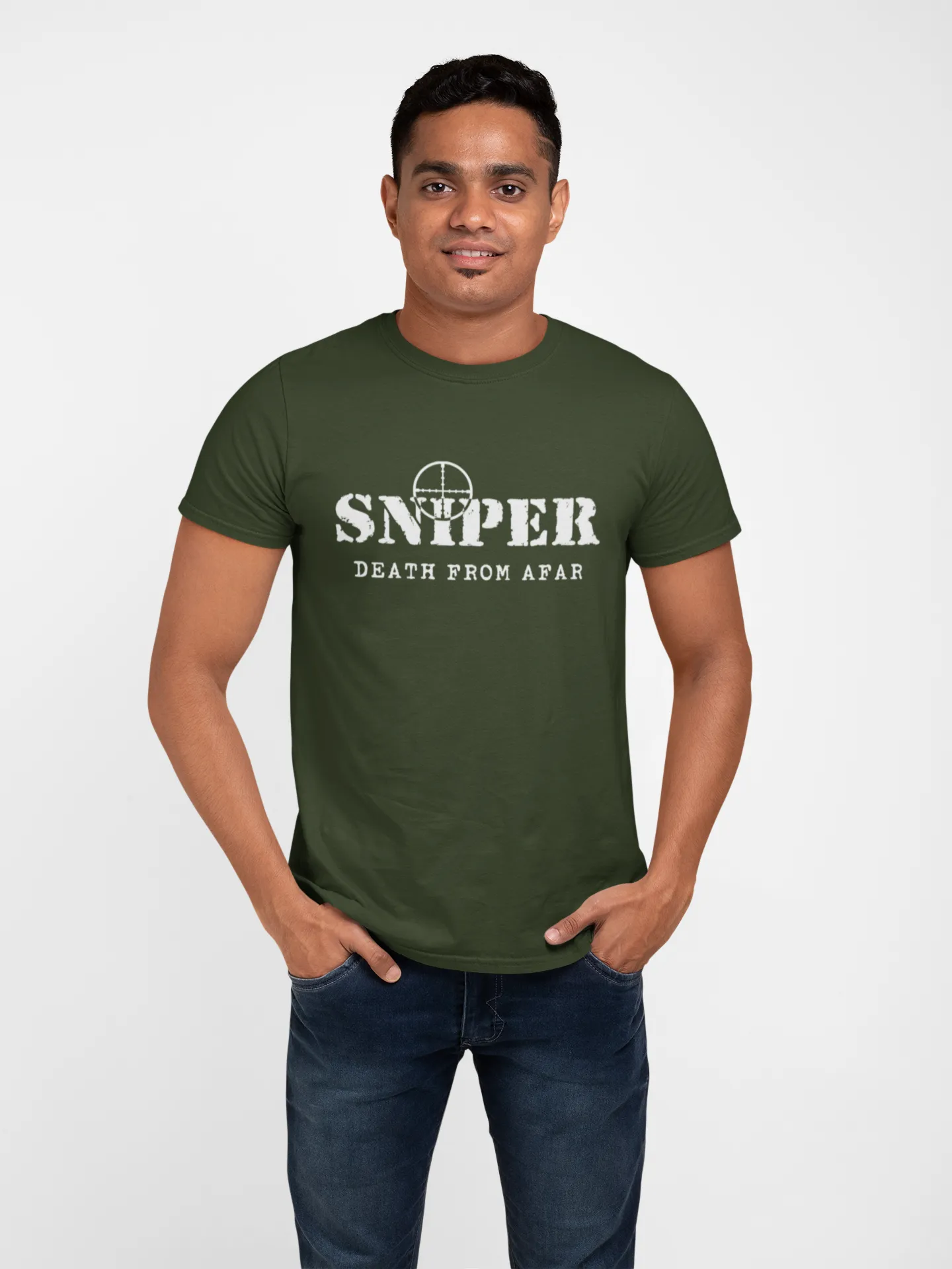 Sniper T-shirt - Sniper, Death From Afar (Men)