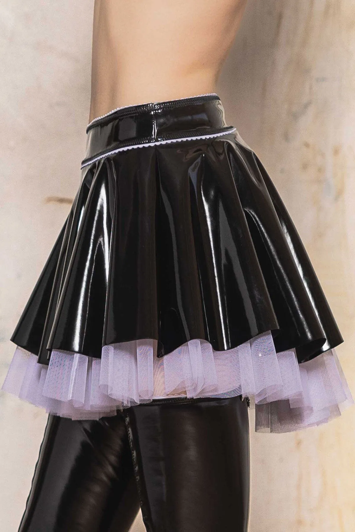 Snowflake Vinyl Skirt