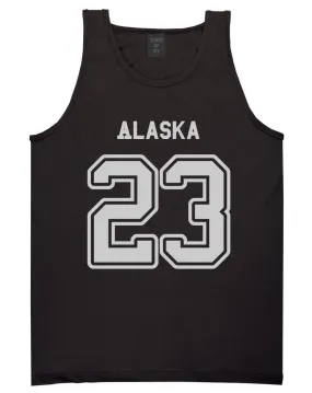 Sport Style Alaska 23 Team State Jersey Mens Tank Top