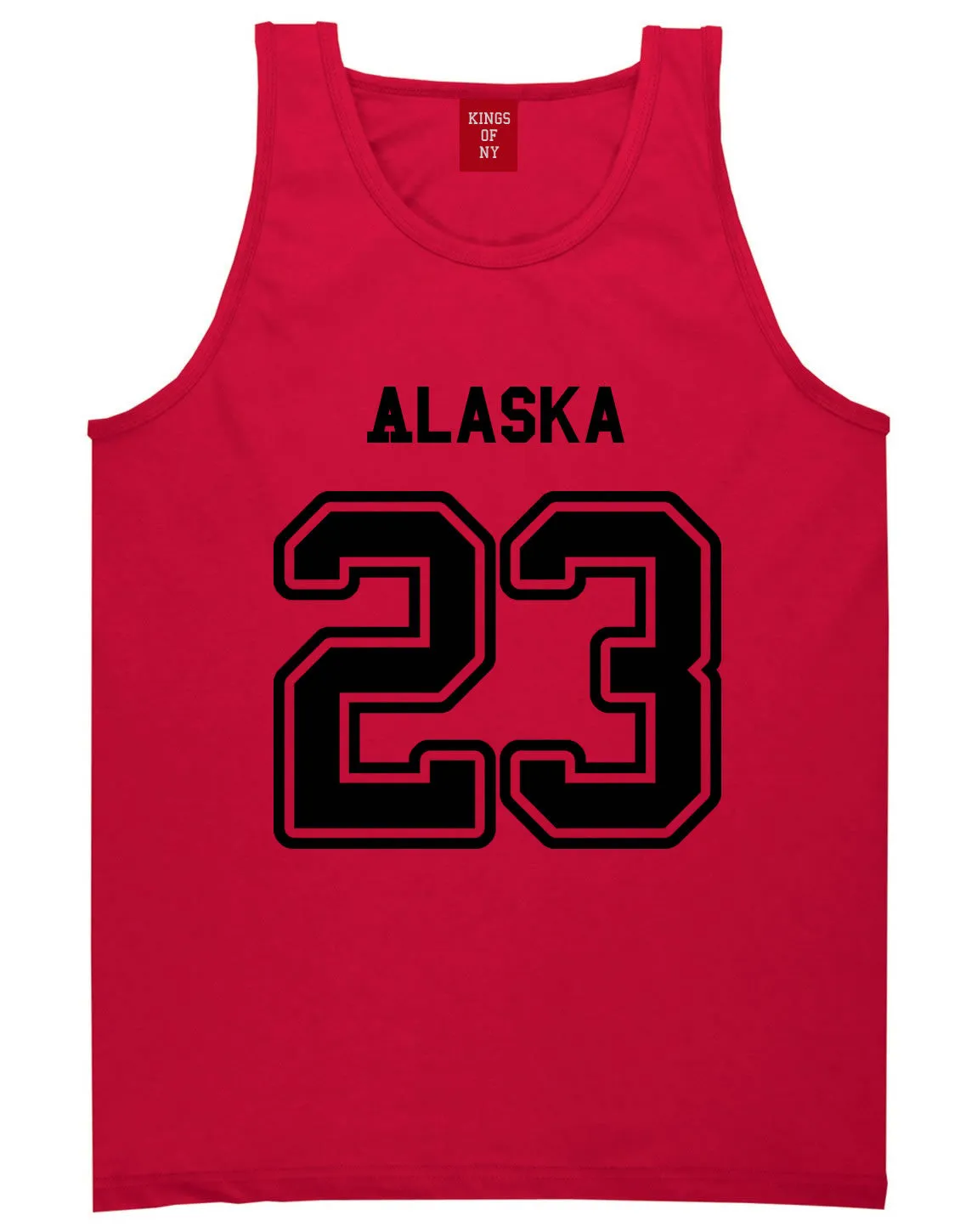 Sport Style Alaska 23 Team State Jersey Mens Tank Top