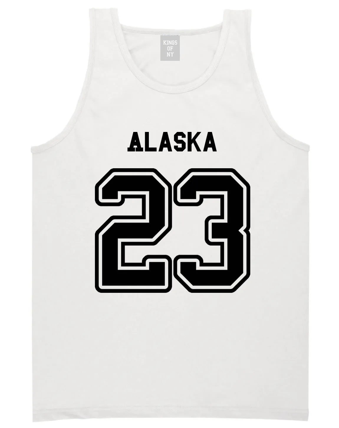 Sport Style Alaska 23 Team State Jersey Mens Tank Top