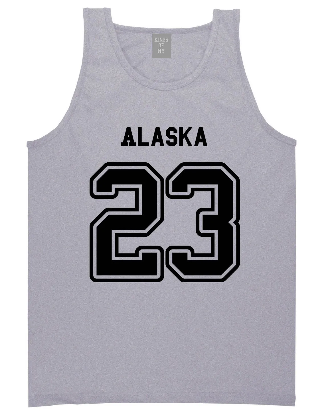 Sport Style Alaska 23 Team State Jersey Mens Tank Top