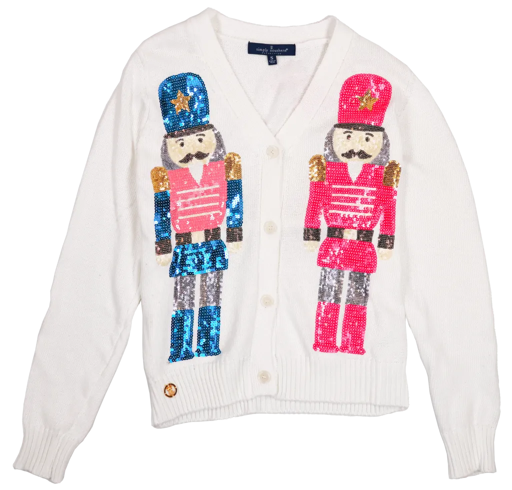 SS Sequin Nutcracker Cardigan