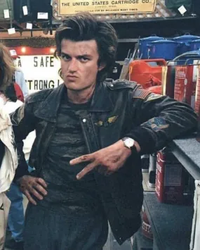 Steve Harrington Stranger Things S04 Leather Jacket