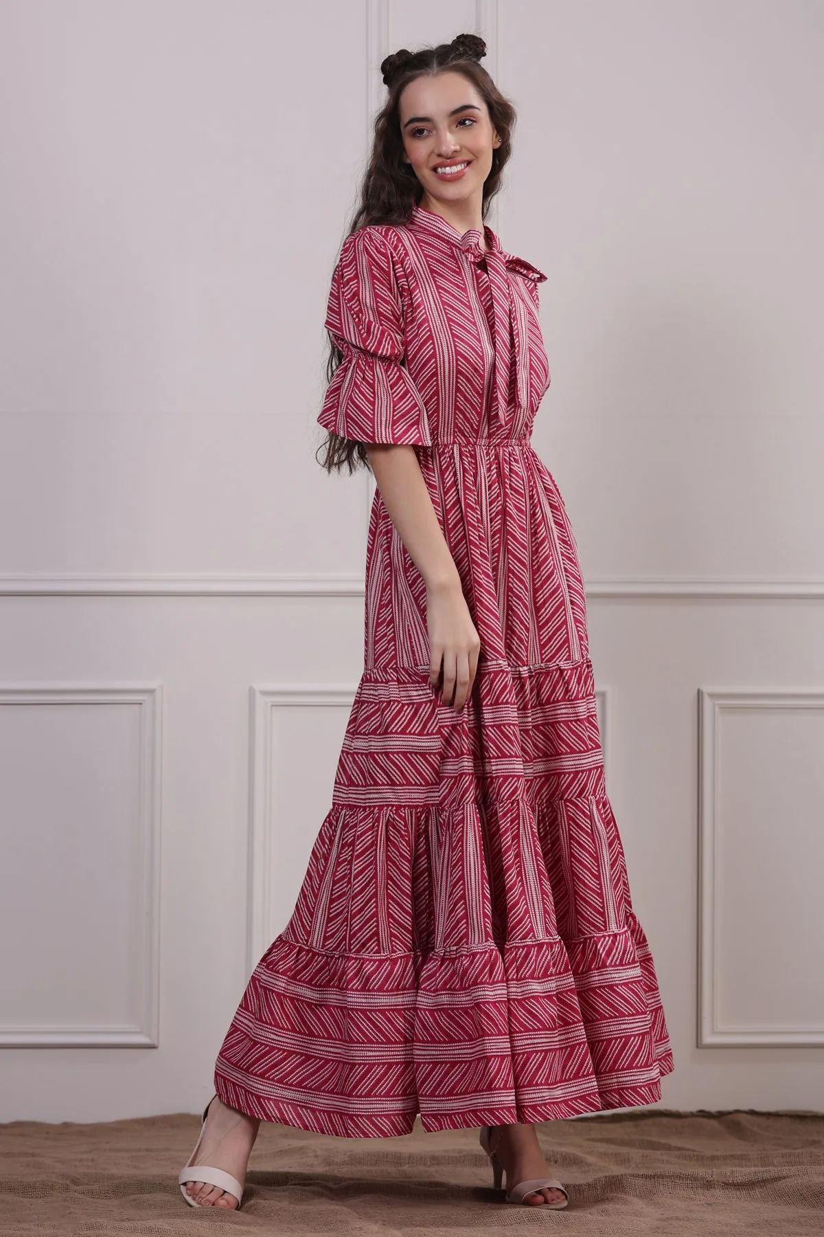 Strawberry Margarita Maxi Dress