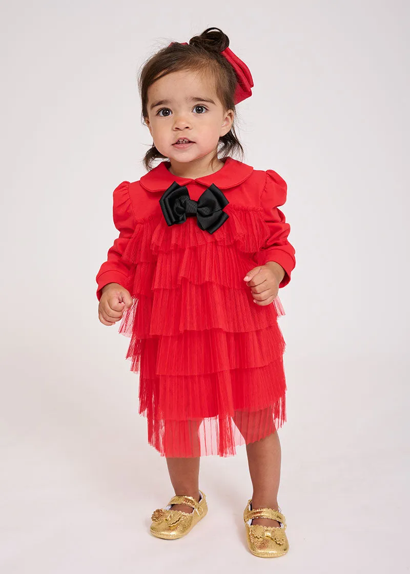 Tallulah Baby Dress Red