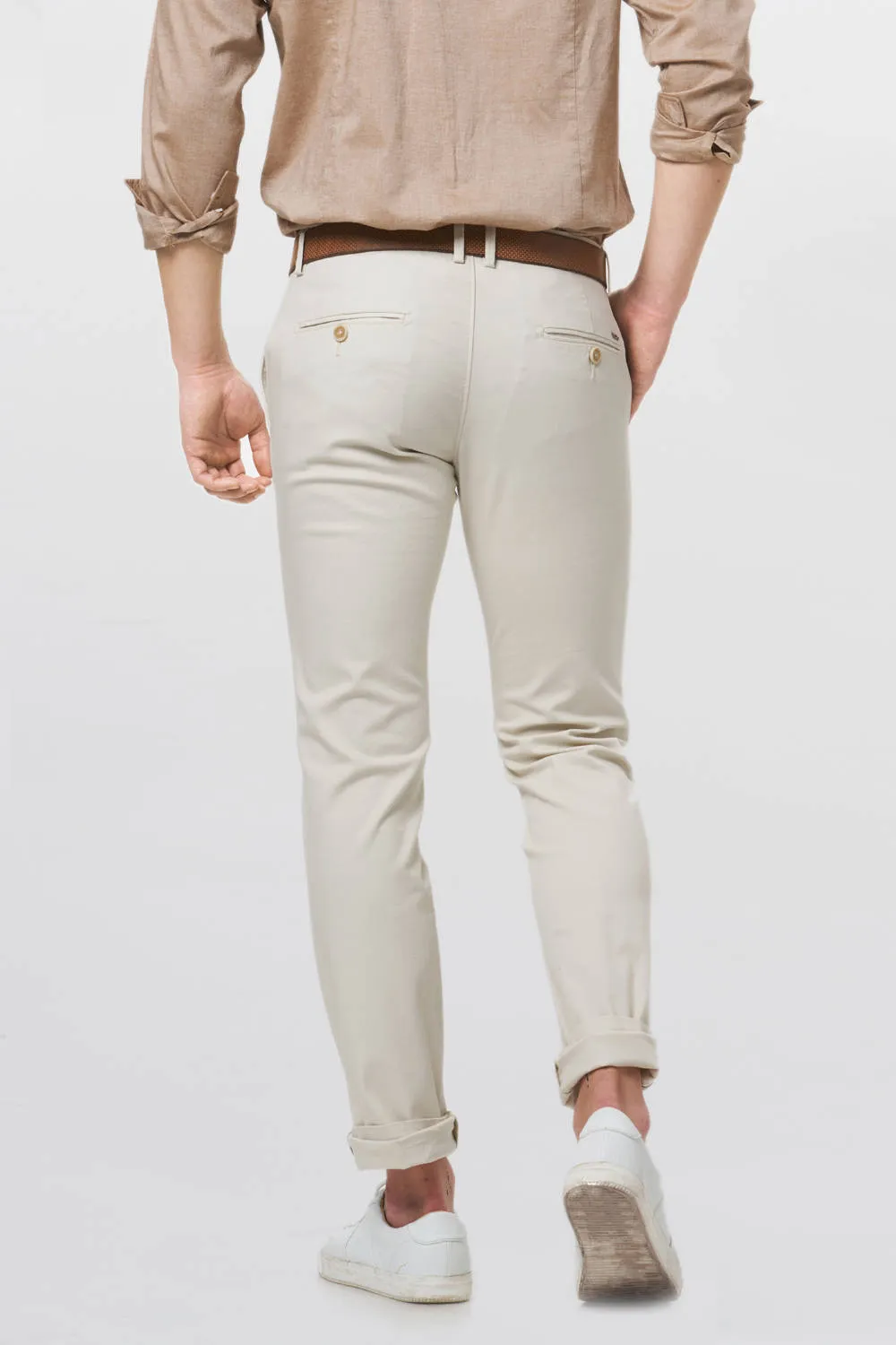 Tapered Fit Fancy Twill Trouser