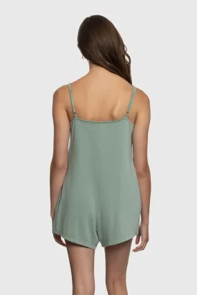 TEAMLTD WOMENS BUTTON UP ROMPER