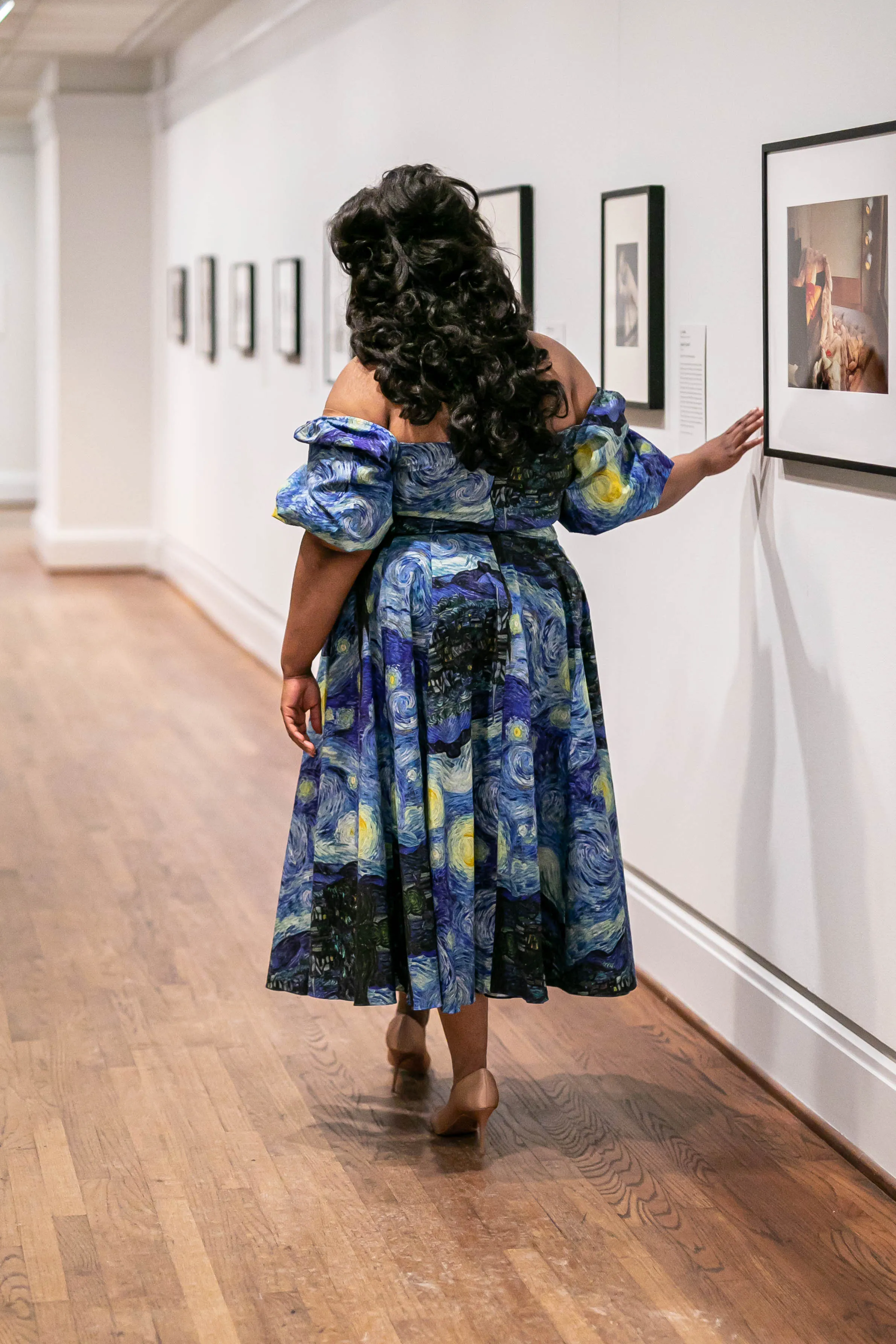 The Starry Night Day Dress