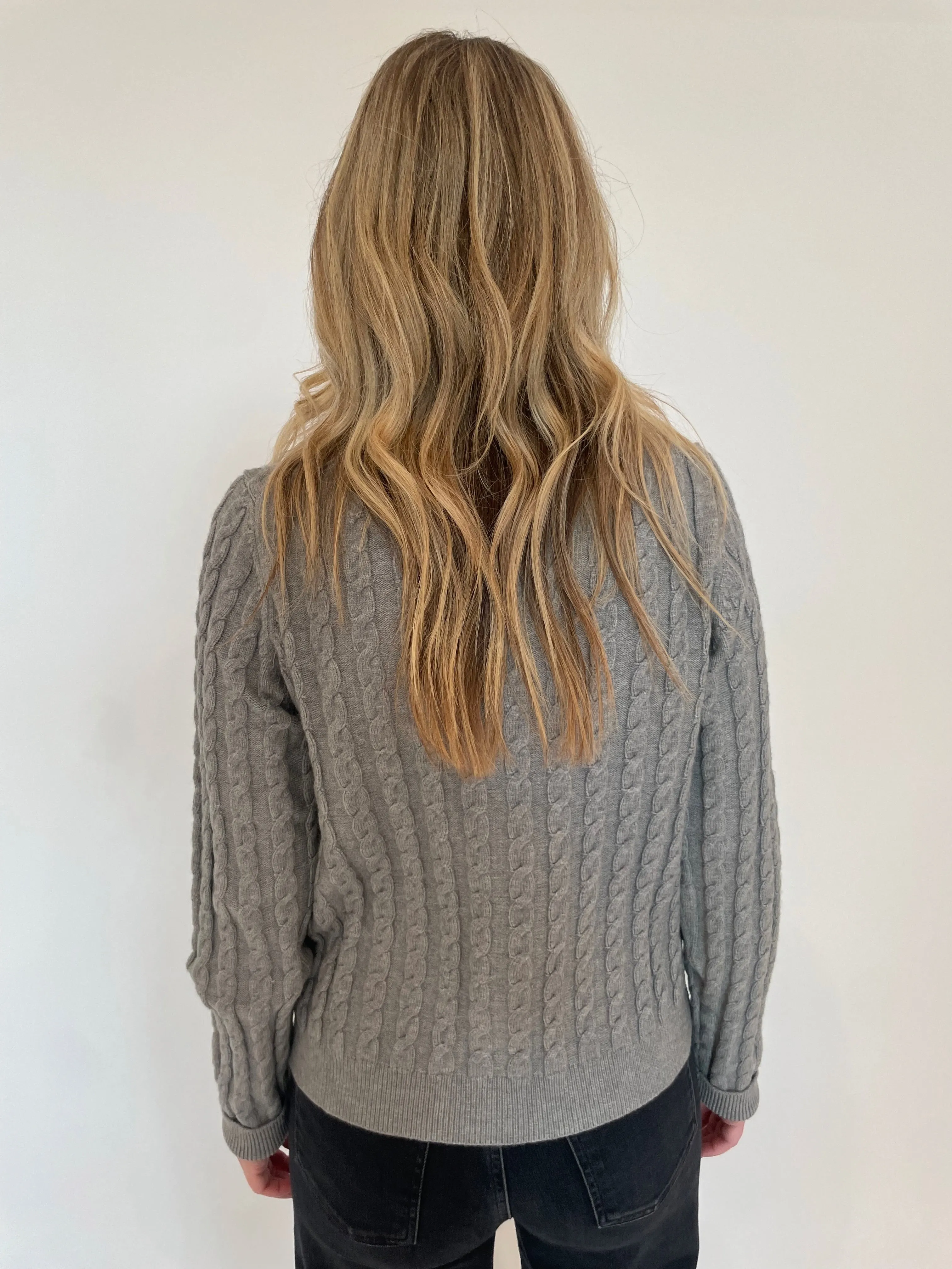 Tina Cable Knit Cardigan