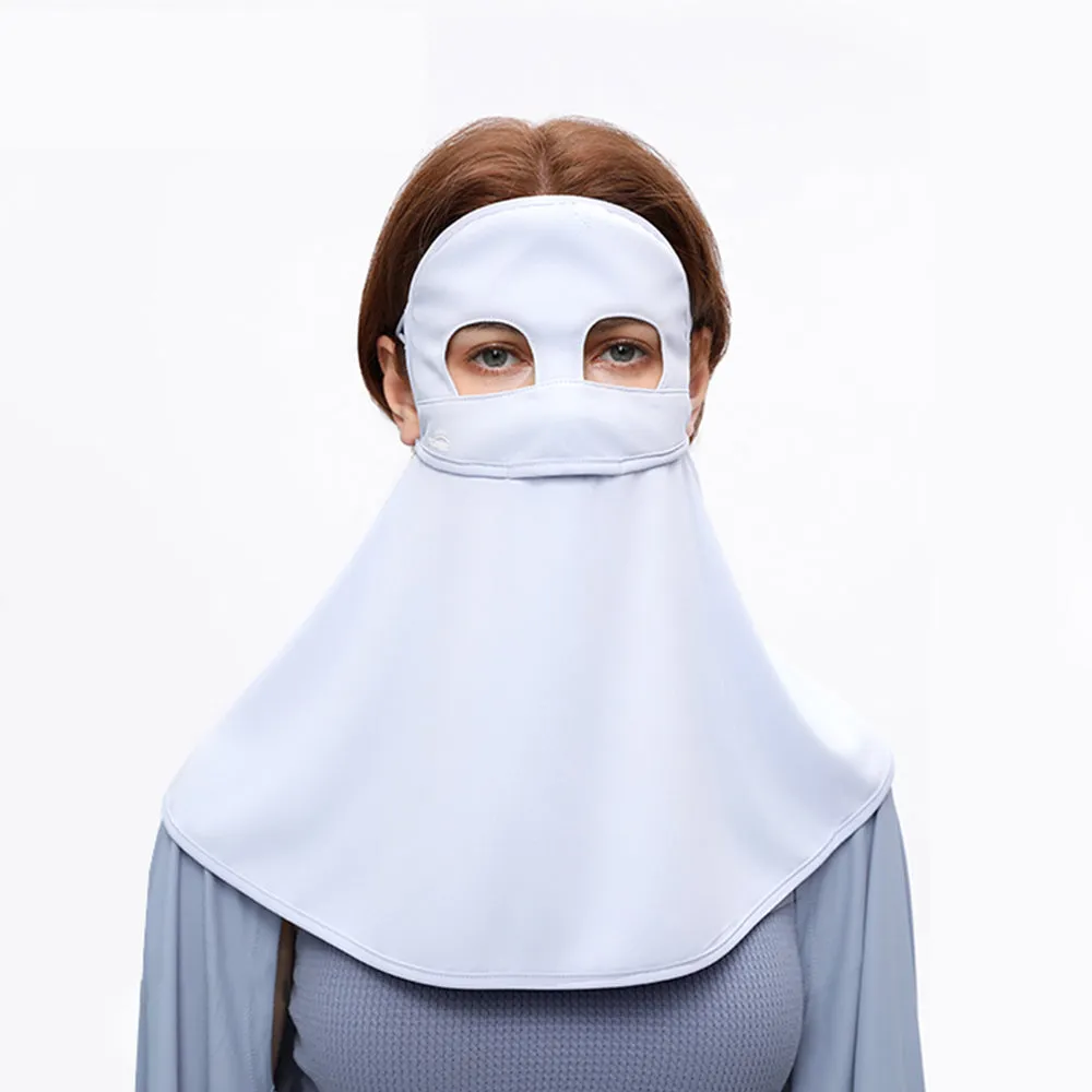 Unisex Anti-UV Full Face Cover UPF 50  Sun Protection Reusable Balaclava