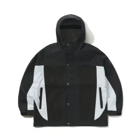 UNUSUAL HOODED JACKET BLACK