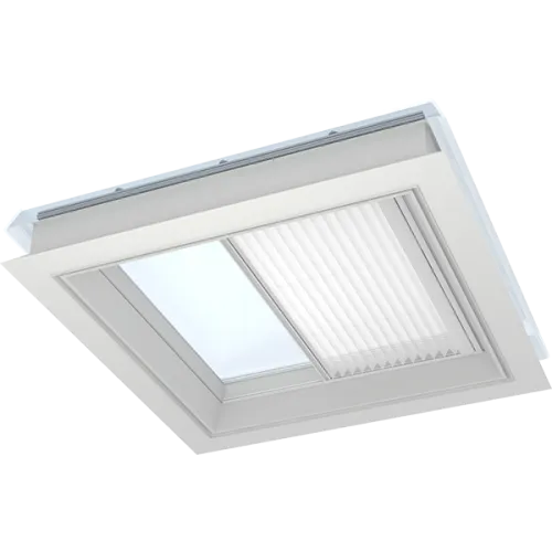 VELUX FMK Electric Light Dimming Energy Pleated Blinds