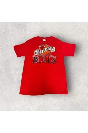 Vintage Tultex 1991 Chicago Bulls World Champions Tee- XL