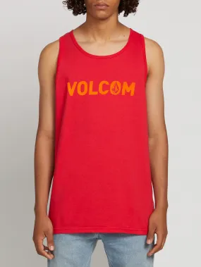 VOLCOM CEMENT TANK RED