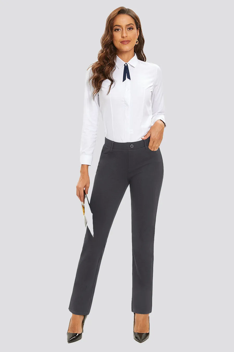 Women's Business Casual Work Pants | Straight 30''