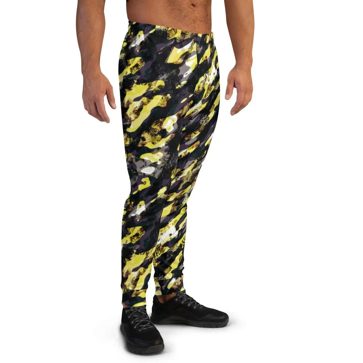 Yellow Camouflage Men's Street Joggers