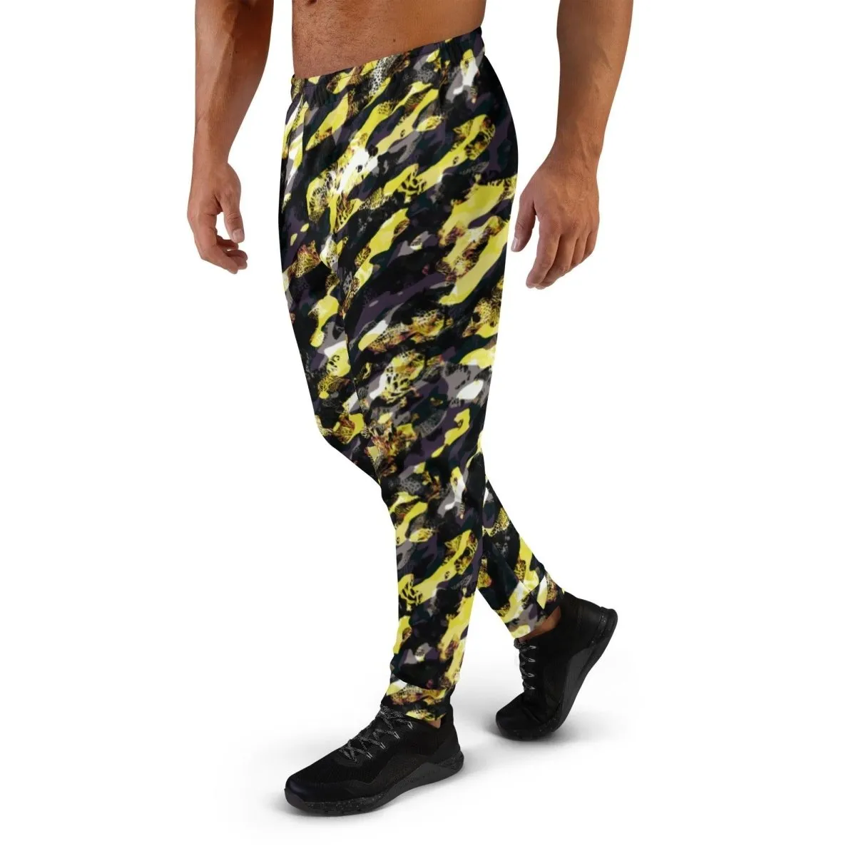 Yellow Camouflage Men's Street Joggers